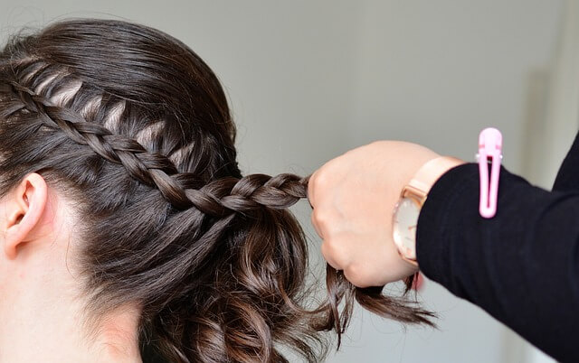 Braided Bangs